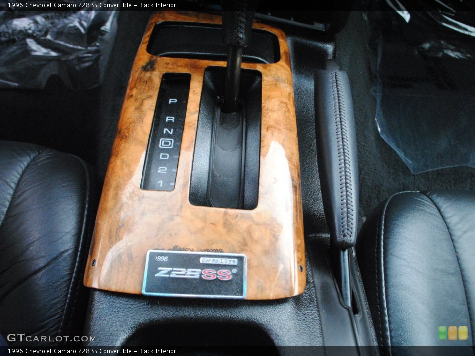 Black Interior Transmission for the 1996 Chevrolet Camaro Z28 SS Convertible #73697862