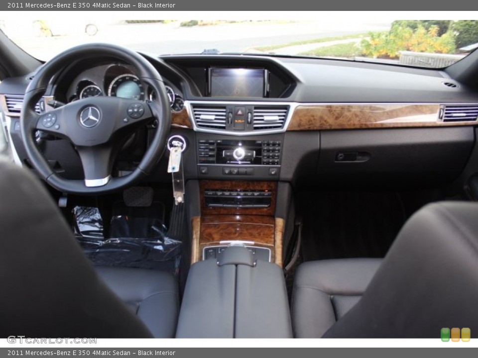 Black Interior Dashboard for the 2011 Mercedes-Benz E 350 4Matic Sedan #73699545