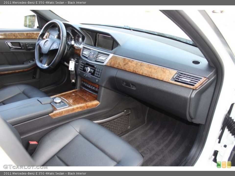 Black Interior Photo for the 2011 Mercedes-Benz E 350 4Matic Sedan #73699735