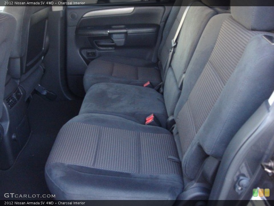 Charcoal Interior Rear Seat for the 2012 Nissan Armada SV 4WD #73705005