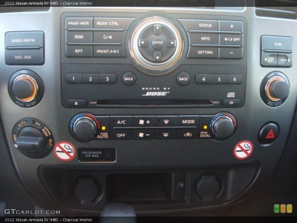 Charcoal Interior Controls for the 2012 Nissan Armada SV 4WD #73705083