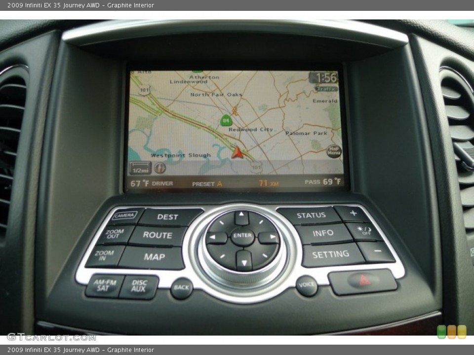 Graphite Interior Navigation for the 2009 Infiniti EX 35 Journey AWD #73712030