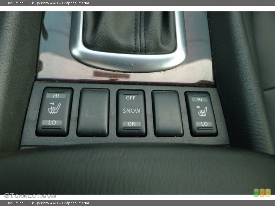 Graphite Interior Controls for the 2009 Infiniti EX 35 Journey AWD #73712068
