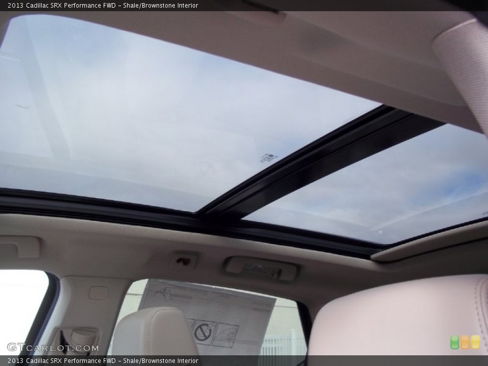 Shale/Brownstone Interior Sunroof for the 2013 Cadillac SRX Performance FWD #73713921