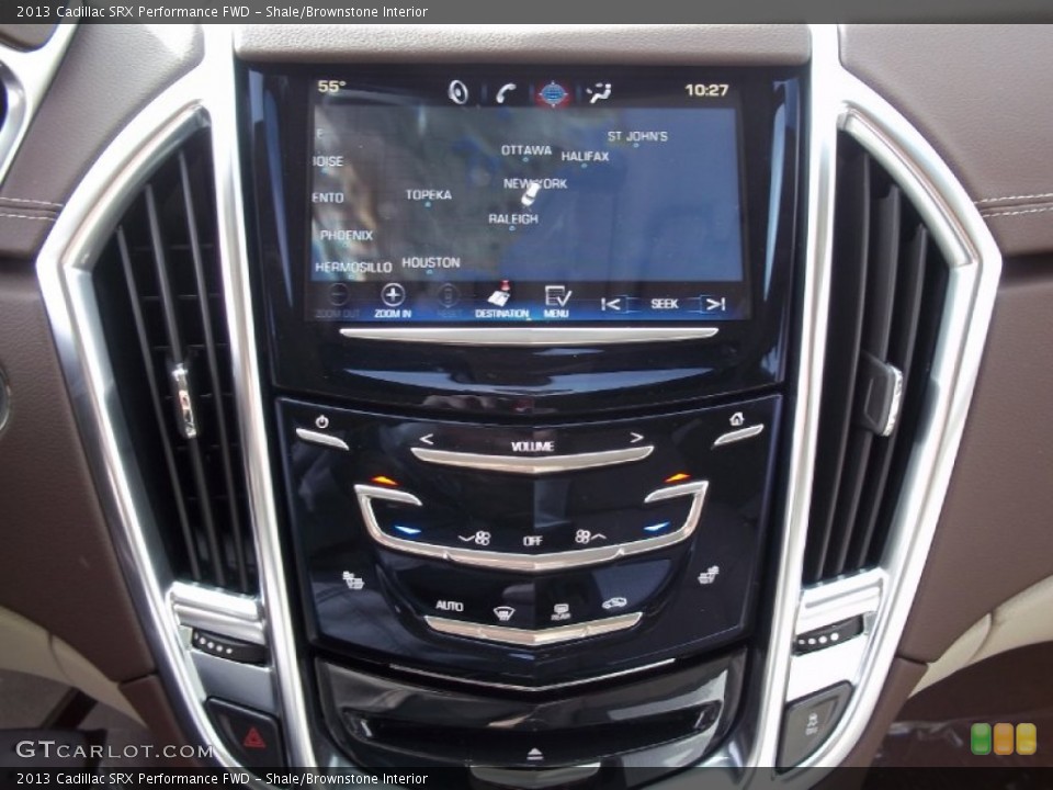 Shale/Brownstone Interior Controls for the 2013 Cadillac SRX Performance FWD #73714036