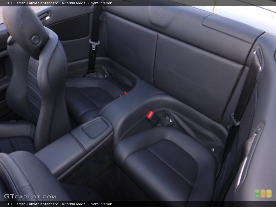 Nero Interior Rear Seat for the 2010 Ferrari California  #73717558