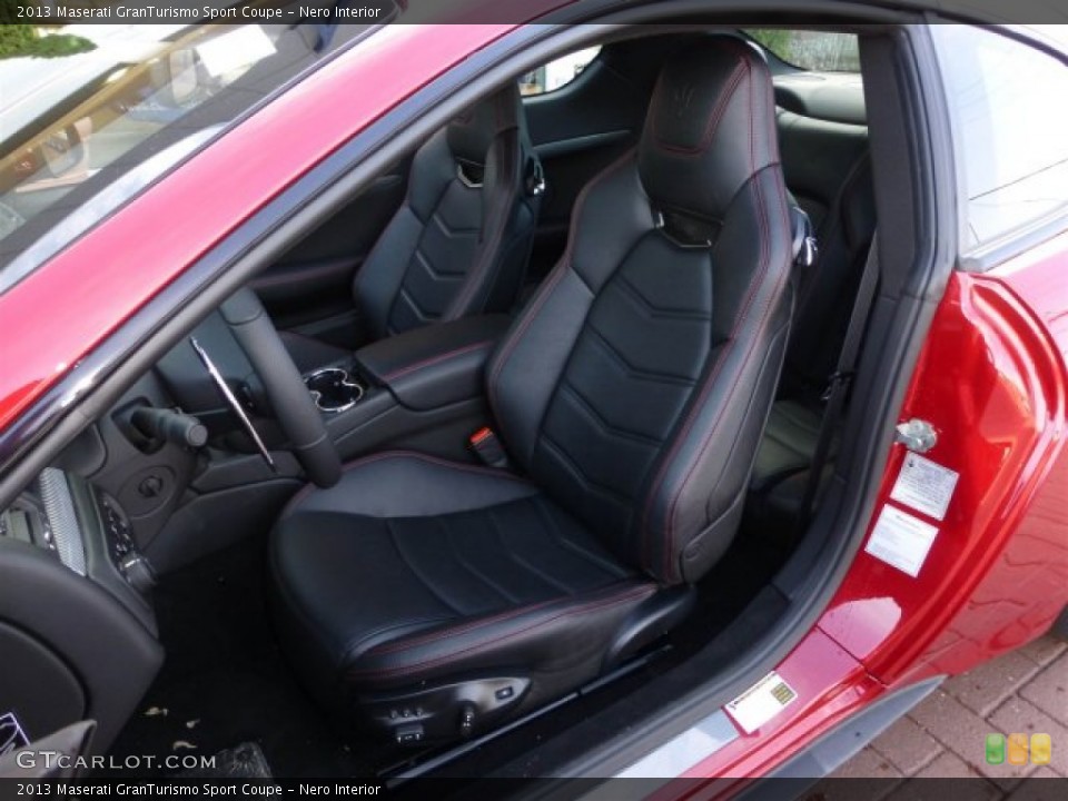 Nero Interior Front Seat for the 2013 Maserati GranTurismo Sport Coupe #73718693