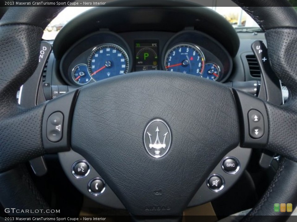 Nero Interior Steering Wheel for the 2013 Maserati GranTurismo Sport Coupe #73718723