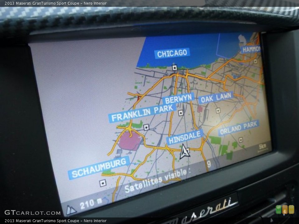 Nero Interior Navigation for the 2013 Maserati GranTurismo Sport Coupe #73718798