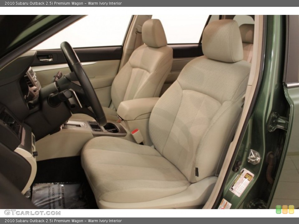 Warm Ivory Interior Front Seat for the 2010 Subaru Outback 2.5i Premium Wagon #73719080