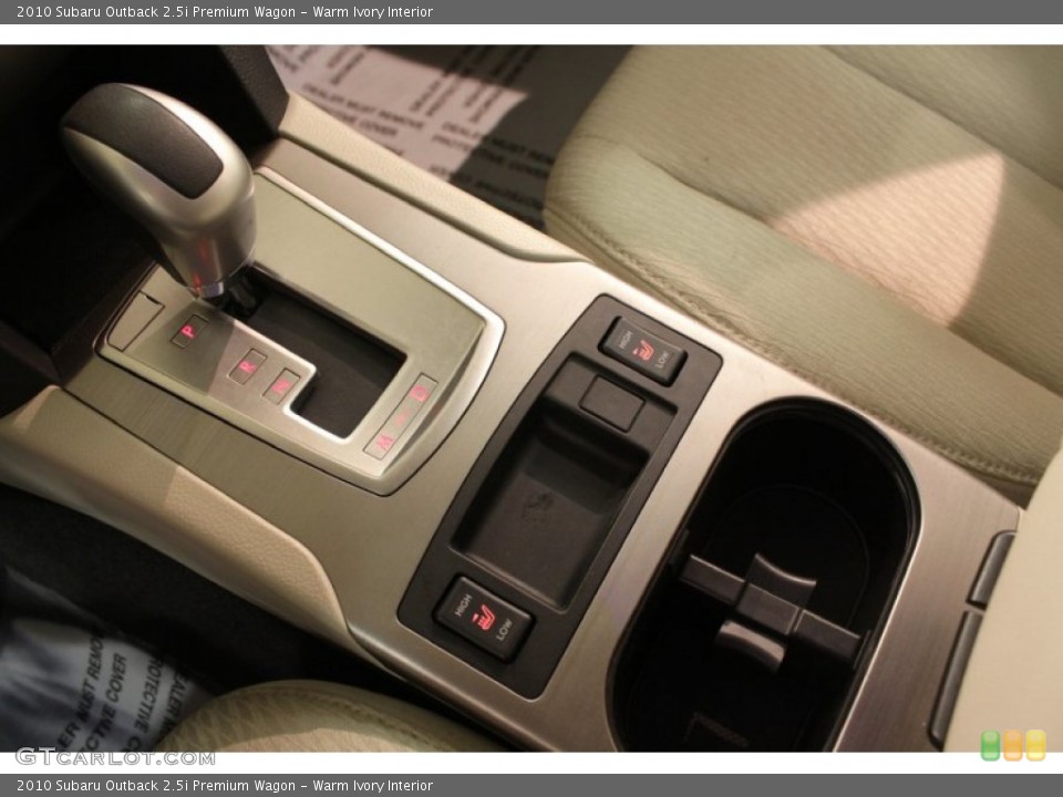 Warm Ivory Interior Transmission for the 2010 Subaru Outback 2.5i Premium Wagon #73719182