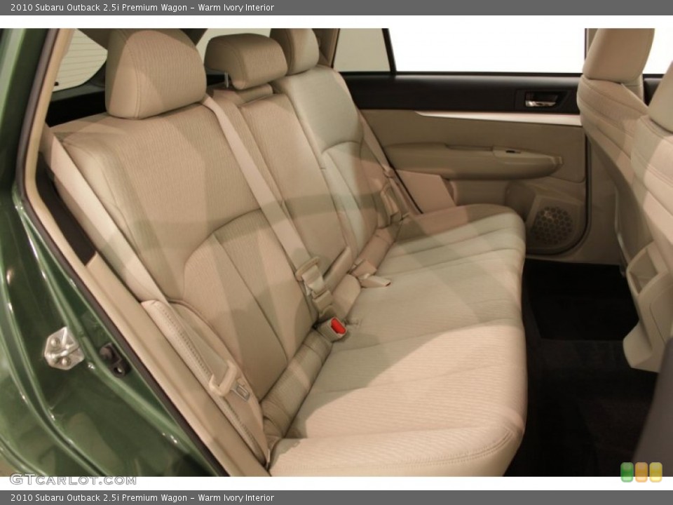 Warm Ivory Interior Rear Seat for the 2010 Subaru Outback 2.5i Premium Wagon #73719218