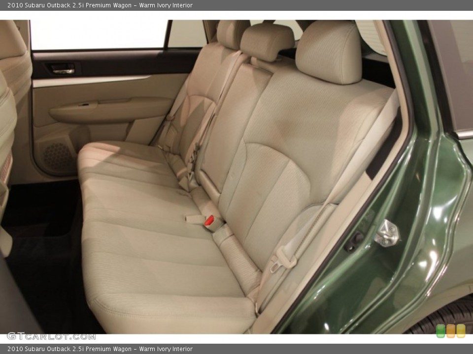 Warm Ivory Interior Rear Seat for the 2010 Subaru Outback 2.5i Premium Wagon #73719239
