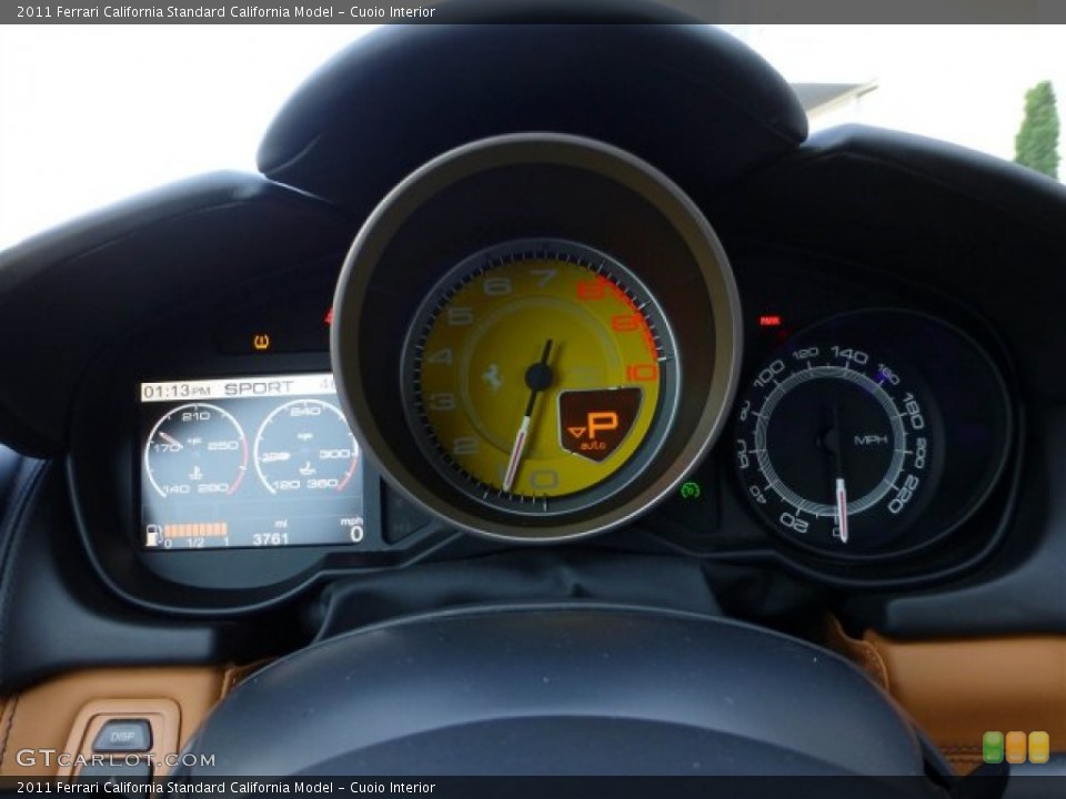 Cuoio Interior Gauges for the 2011 Ferrari California  #73719313