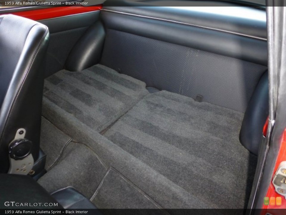 Black Interior Photo for the 1959 Alfa Romeo Giulietta Sprint #73720229