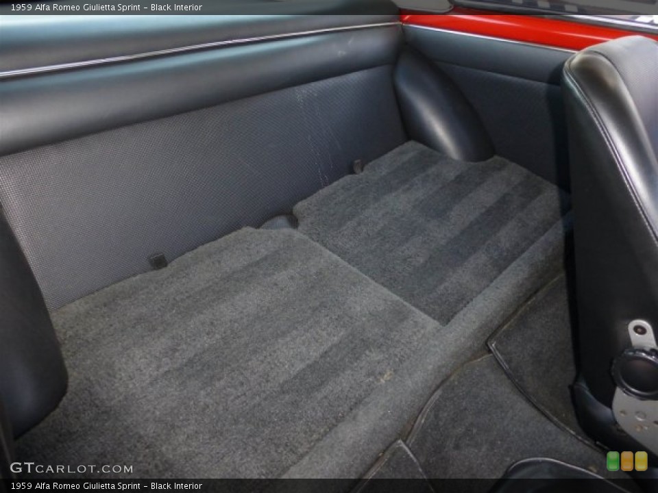 Black Interior Photo for the 1959 Alfa Romeo Giulietta Sprint #73720247