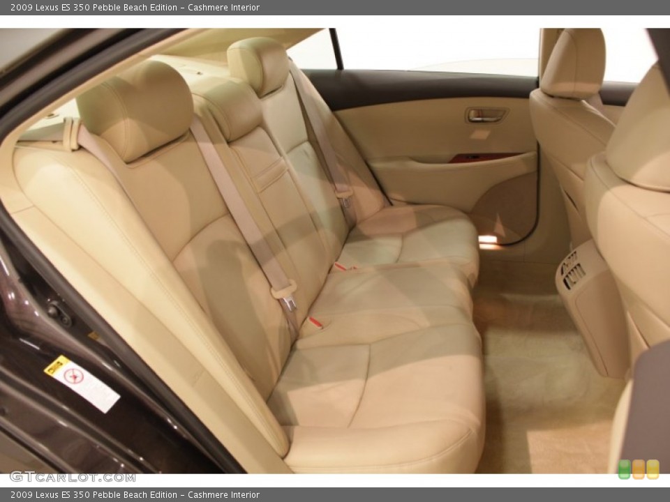 Cashmere Interior Rear Seat for the 2009 Lexus ES 350 Pebble Beach Edition #73721510