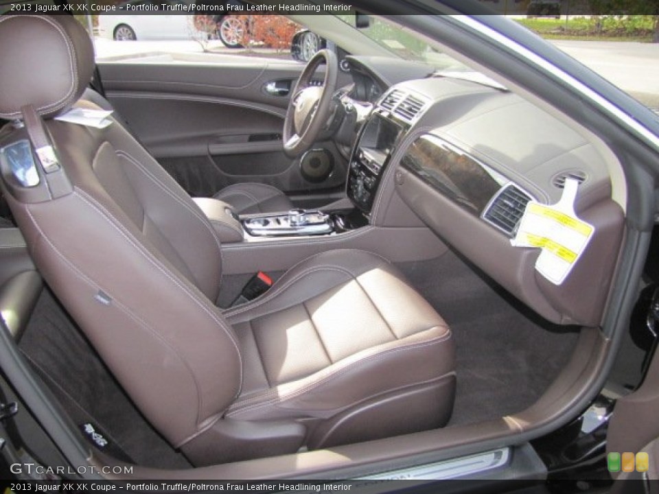 Portfolio Truffle/Poltrona Frau Leather Headlining Interior Photo for the 2013 Jaguar XK XK Coupe #73725449