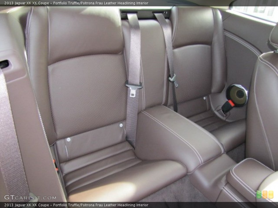 Portfolio Truffle/Poltrona Frau Leather Headlining Interior Rear Seat for the 2013 Jaguar XK XK Coupe #73725584