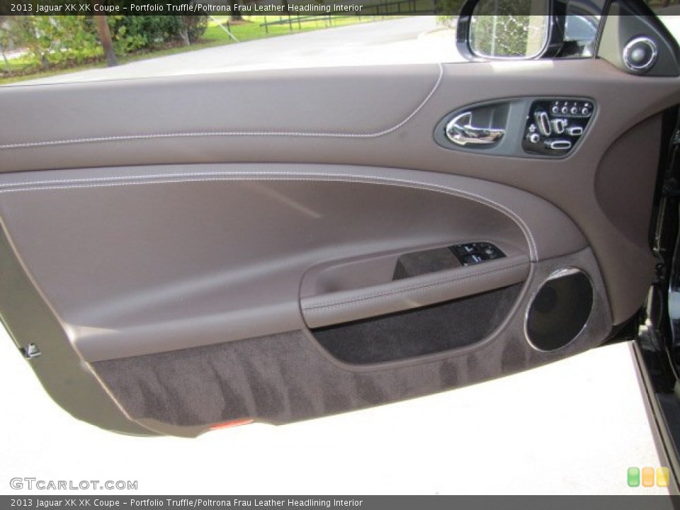 Portfolio Truffle/Poltrona Frau Leather Headlining Interior Door Panel for the 2013 Jaguar XK XK Coupe #73725638