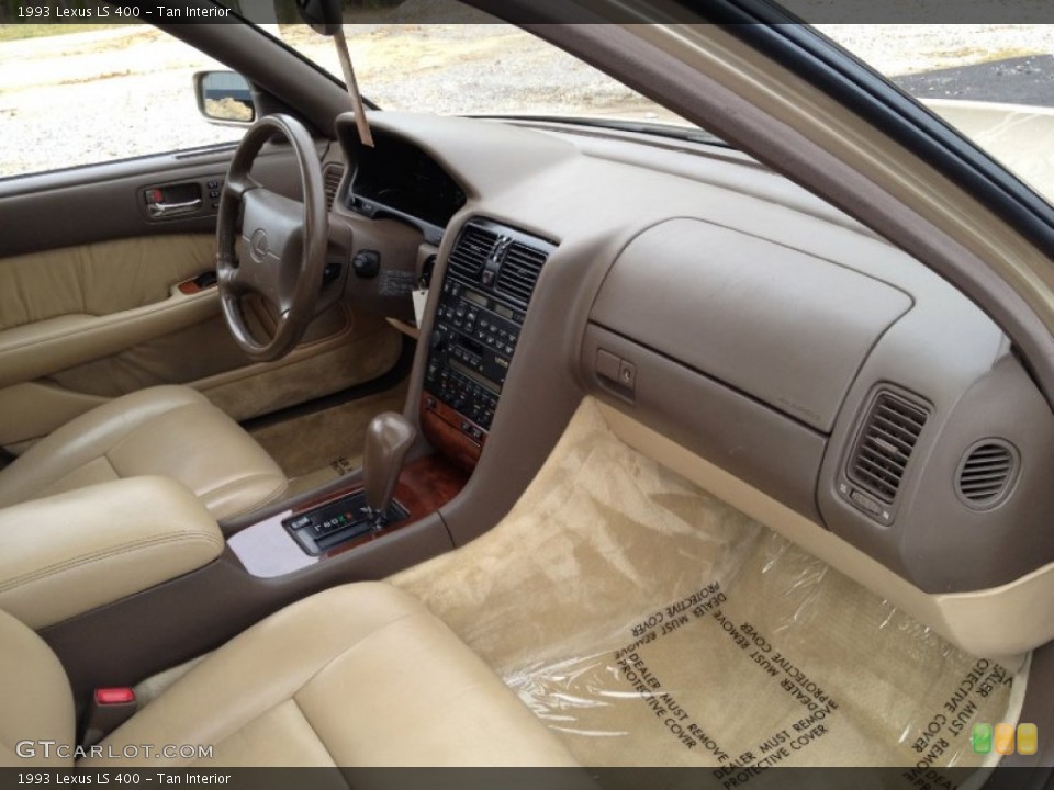 Tan Interior Dashboard for the 1993 Lexus LS 400 #73725692