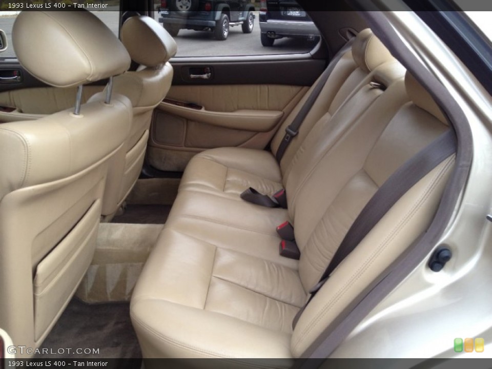 Tan 1993 Lexus LS Interiors