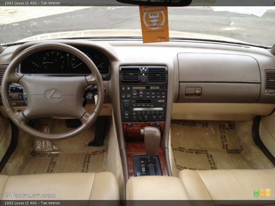 Tan Interior Dashboard for the 1993 Lexus LS 400 #73725864