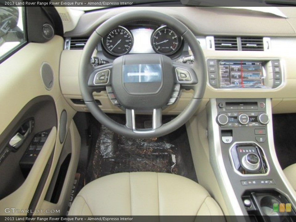 Almond/Espresso Interior Dashboard for the 2013 Land Rover Range Rover Evoque Pure #73725956