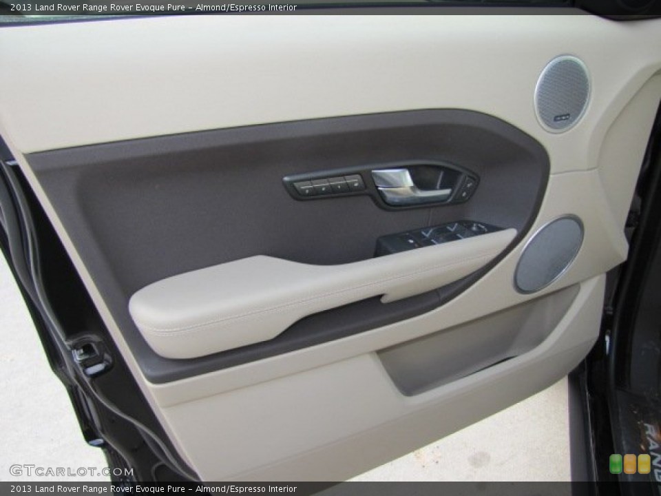 Almond/Espresso Interior Door Panel for the 2013 Land Rover Range Rover Evoque Pure #73725990