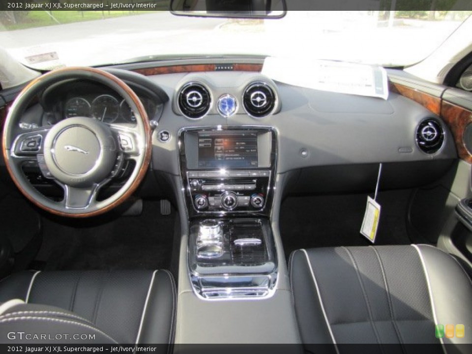 Jet/Ivory Interior Dashboard for the 2012 Jaguar XJ XJL Supercharged #73726095