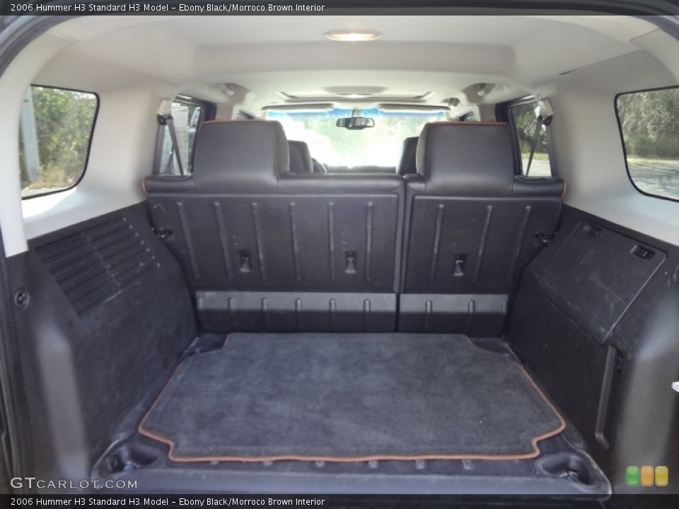 Ebony Black/Morroco Brown Interior Trunk for the 2006 Hummer H3  #73727587