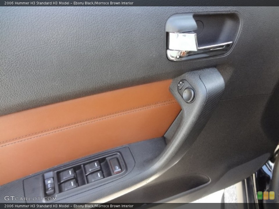 Ebony Black/Morroco Brown Interior Controls for the 2006 Hummer H3  #73727798