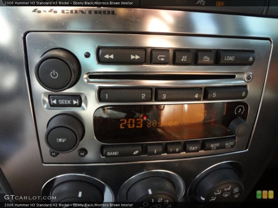 Ebony Black/Morroco Brown Interior Audio System for the 2006 Hummer H3  #73727850