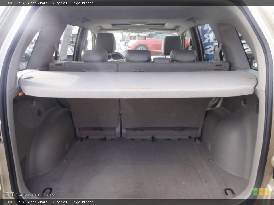 Beige Interior Trunk for the 2006 Suzuki Grand Vitara Luxury 4x4 #73728455