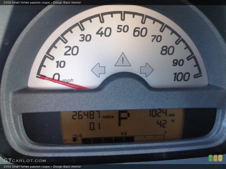 Design Black Interior Gauges for the 2009 Smart fortwo passion coupe #73730687