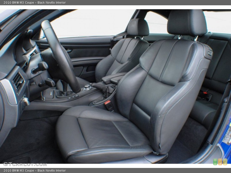 Black Novillo Interior Front Seat for the 2010 BMW M3 Coupe #73731095