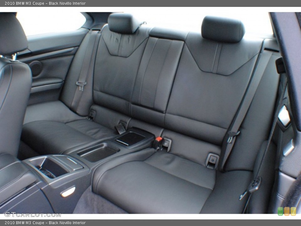 Black Novillo Interior Rear Seat for the 2010 BMW M3 Coupe #73731179