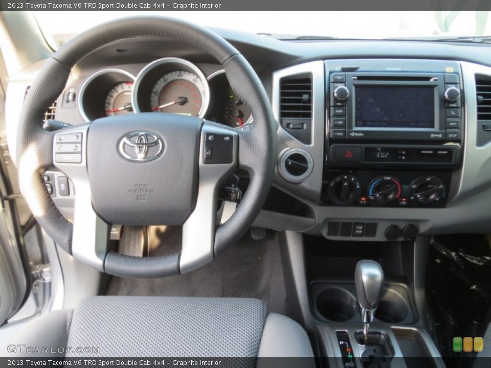 Graphite Interior Dashboard for the 2013 Toyota Tacoma V6 TRD Sport Double Cab 4x4 #73732318