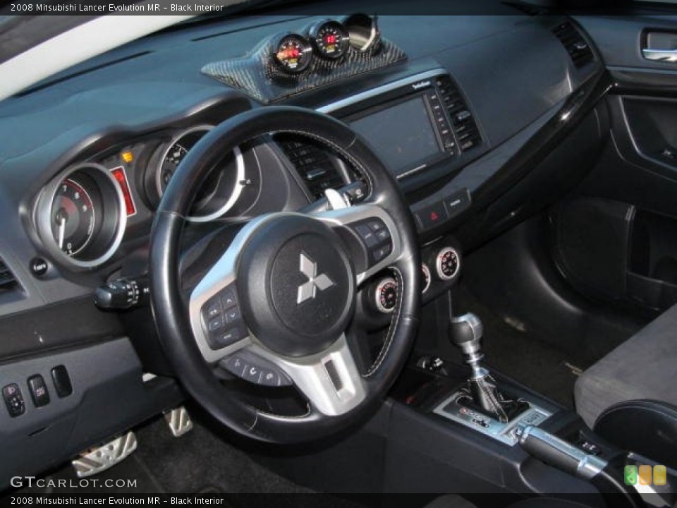 Black Interior Dashboard for the 2008 Mitsubishi Lancer Evolution MR #73732334