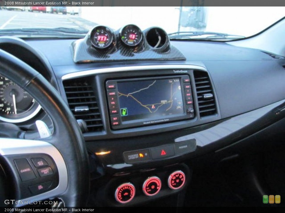 Black Interior Navigation for the 2008 Mitsubishi Lancer Evolution MR #73732376