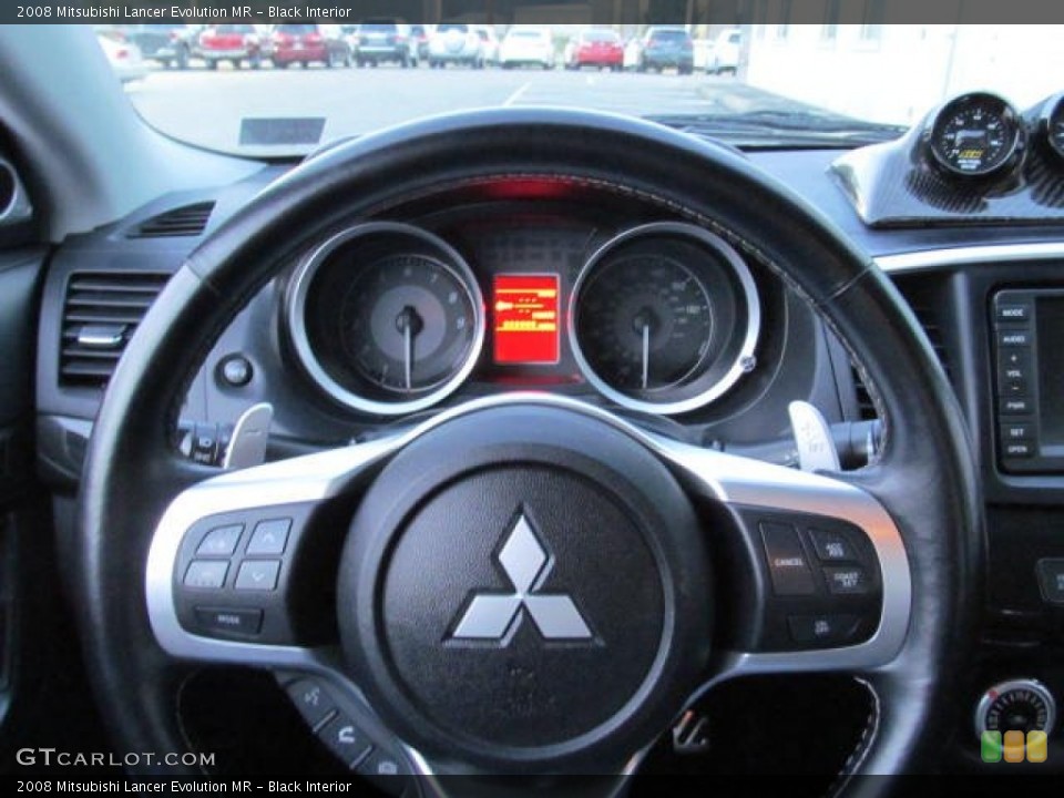 Black Interior Steering Wheel for the 2008 Mitsubishi Lancer Evolution MR #73732405