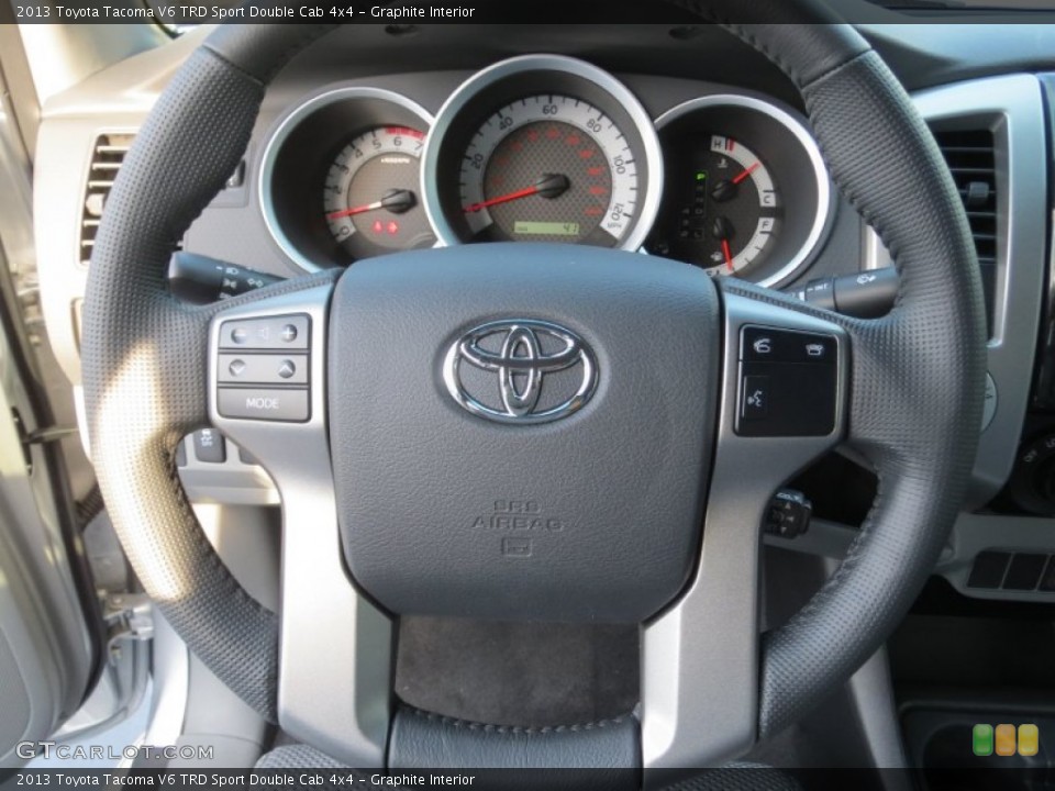 Graphite Interior Steering Wheel for the 2013 Toyota Tacoma V6 TRD Sport Double Cab 4x4 #73732436