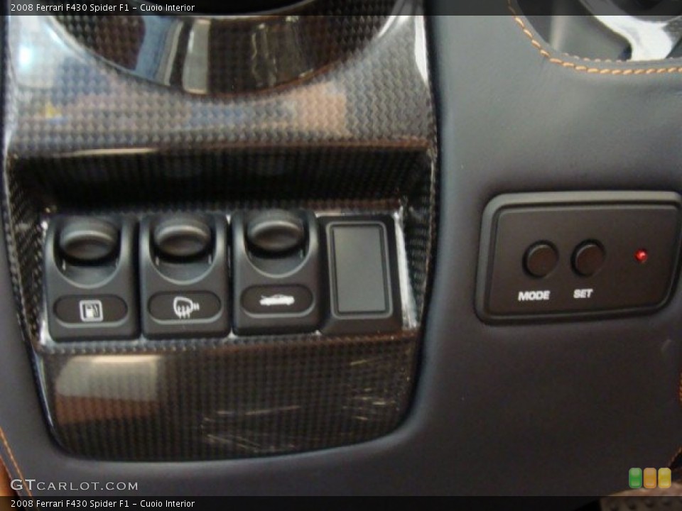 Cuoio Interior Controls for the 2008 Ferrari F430 Spider F1 #73733096