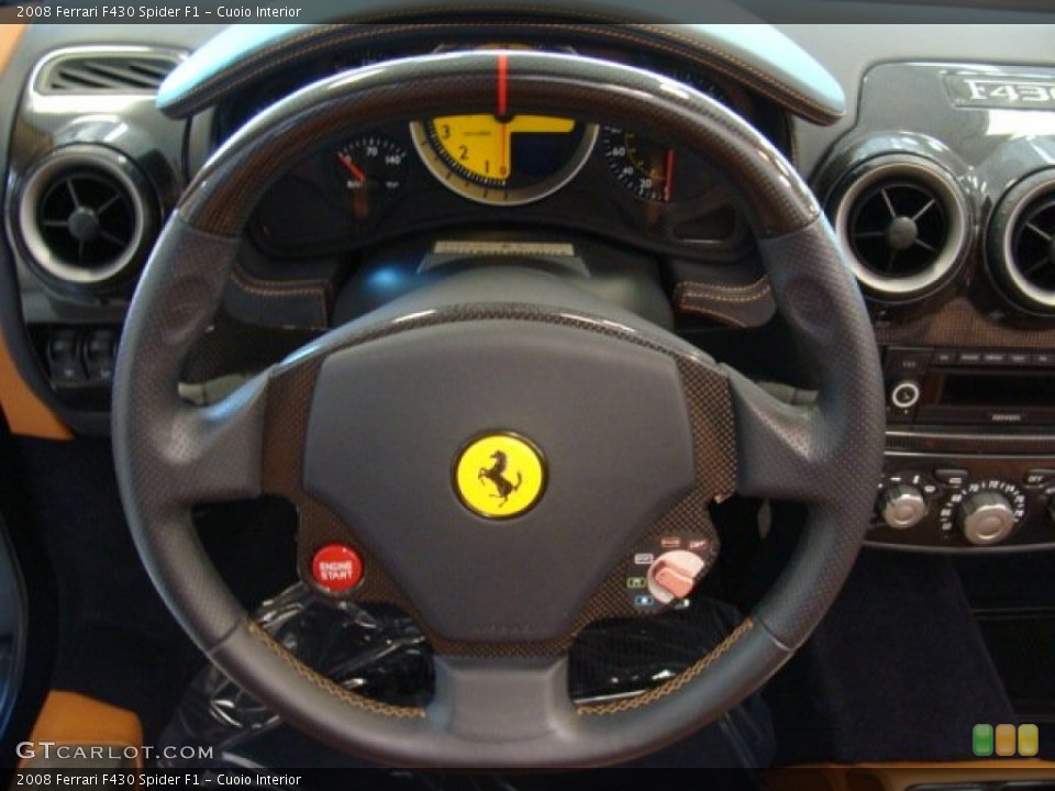 Cuoio Interior Steering Wheel for the 2008 Ferrari F430 Spider F1 #73733114