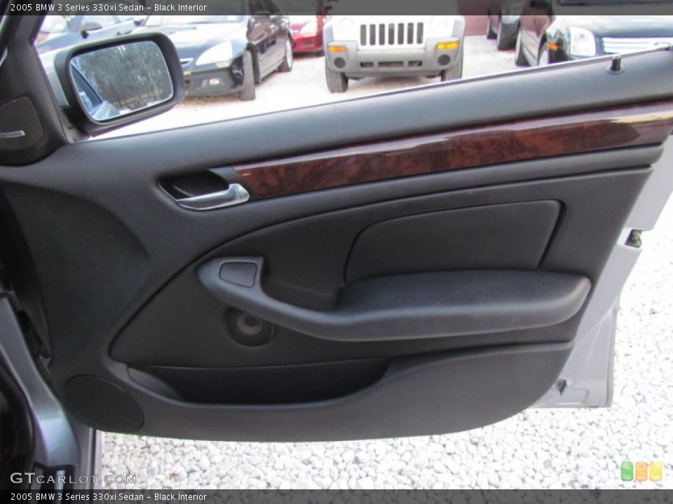 Black Interior Door Panel for the 2005 BMW 3 Series 330xi Sedan #73733121