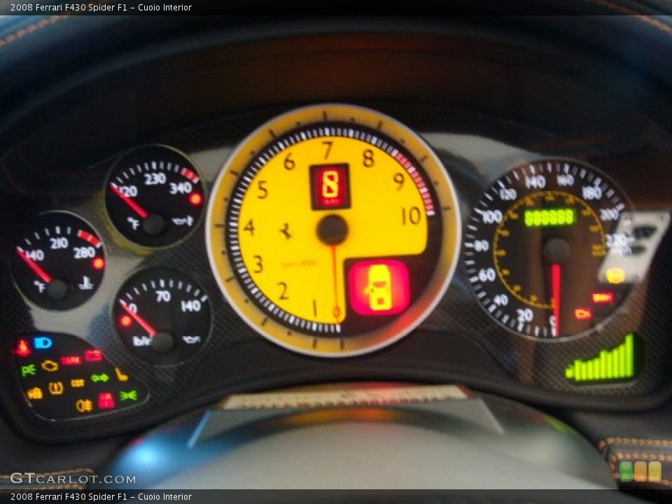 Cuoio Interior Gauges for the 2008 Ferrari F430 Spider F1 #73733128