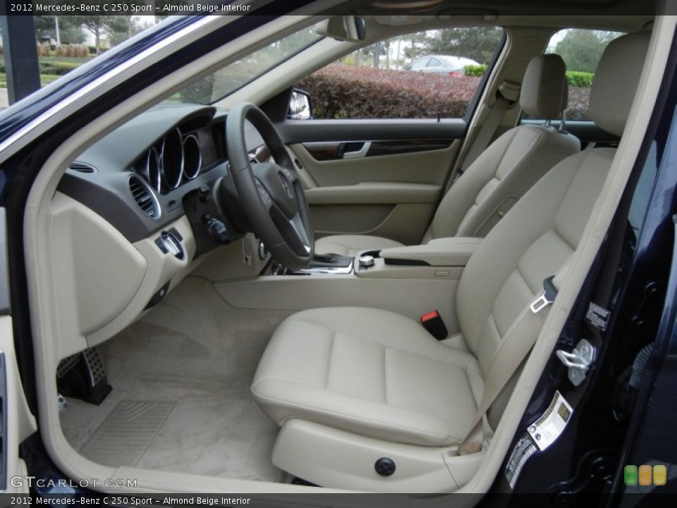 Almond Beige Interior Photo for the 2012 Mercedes-Benz C 250 Sport #73733603