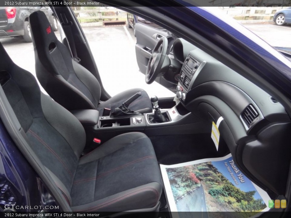 Black Interior Photo for the 2012 Subaru Impreza WRX STi 4 Door #73733699