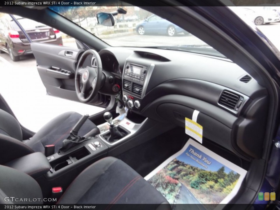 Black Interior Dashboard for the 2012 Subaru Impreza WRX STi 4 Door #73733717