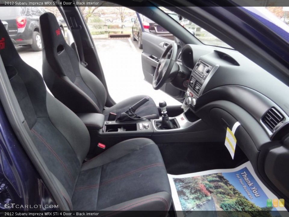 Black Interior Photo for the 2012 Subaru Impreza WRX STi 4 Door #73733807